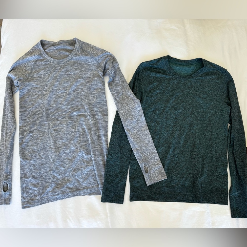 2 lululemon long sleeve tops.